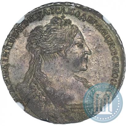Фото Полтина 1736 года  