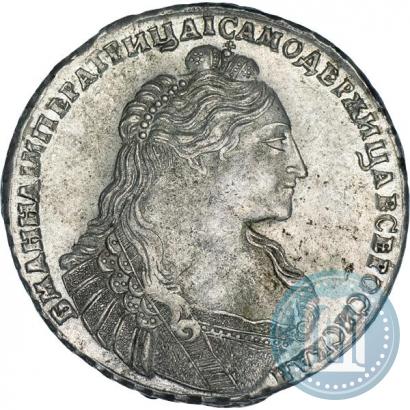 Фото 1 рубль 1737 года  "Тип 1735 года"