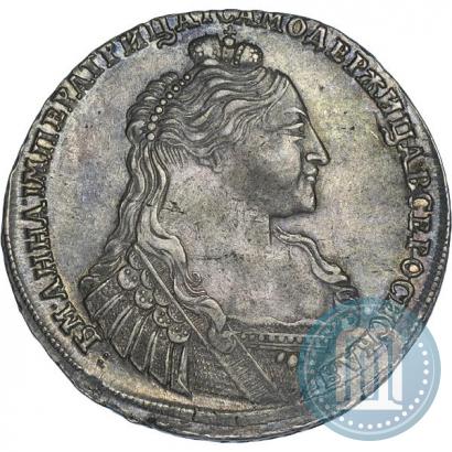 Фото 1 рубль 1737 года  "Тип 1735 года"