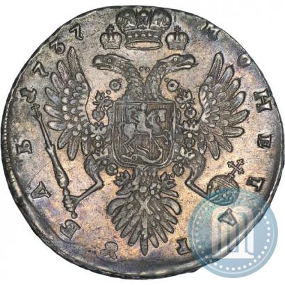 Фото 1 рубль 1737 года  "Тип 1735 года"