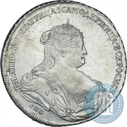 Picture 1 rouble 1738 year СПБ "Petersburg type"