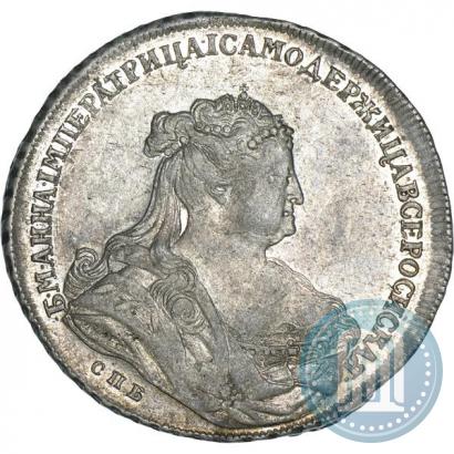 Picture 1 rouble 1738 year СПБ "Petersburg type"