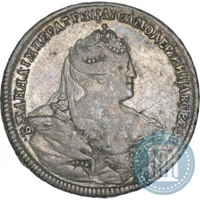 Picture Poltina 1738 year  "Moscow type"