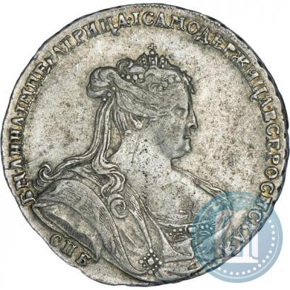 Picture Poltina 1739 year СПБ "Petersburg type"