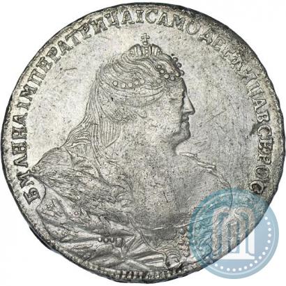 Picture 1 rouble 1740 year  "Moscow type"