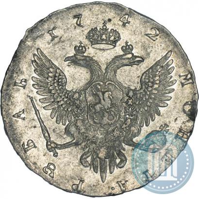 Picture 1 rouble 1742 year ММД 
