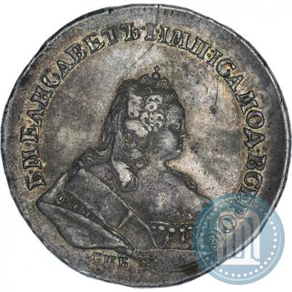 Picture 1 rouble 1742 year СПБ 