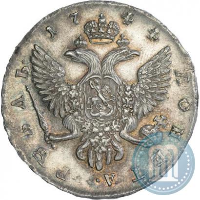 Picture 1 rouble 1744 year СПБ 