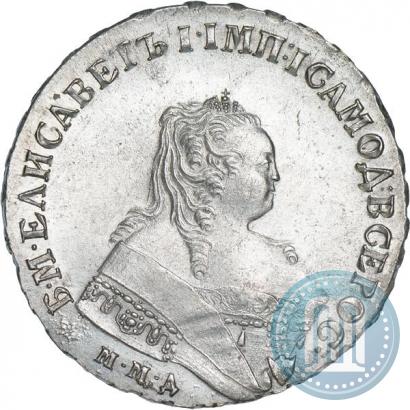 Picture 1 rouble 1749 year ММД 