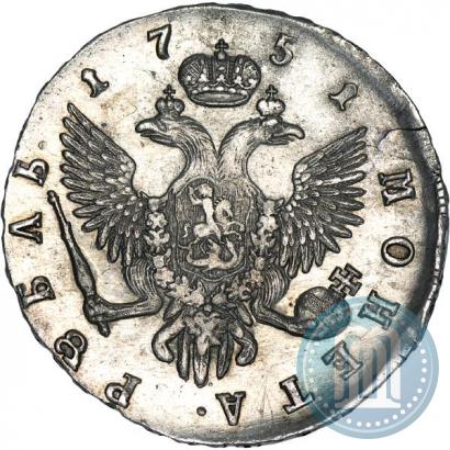 Picture 1 rouble 1751 year СПБ 