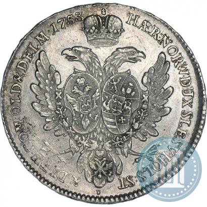 Фото Талер 1753 года P "Альбертусталер"