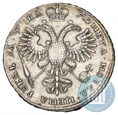 Picture 1 rouble 1721 year K "Portrait with shoulder straps"