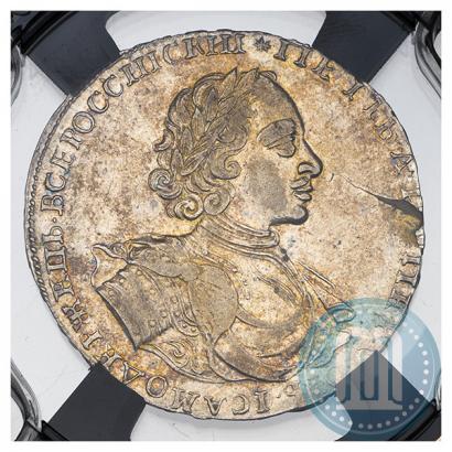 Фото 1 рубль 1722 года  