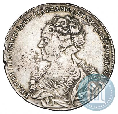 Picture 1 rouble 1726 year  "Moscow type, portrait turned to the left"