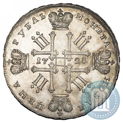 Picture 1 rouble 1728 year  "Type of 1728"