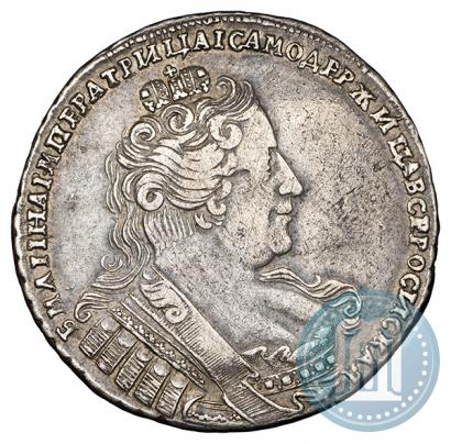 Фото 1 рубль 1733 года  