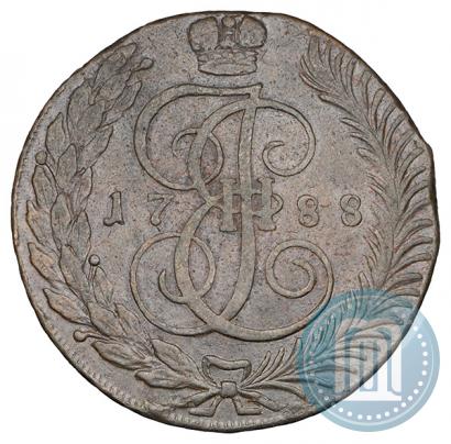 Picture 5 kopecks 1788 year ТМ 