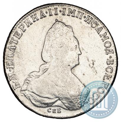 Фото 1 рубль 1793 года СПБ-ЯА 