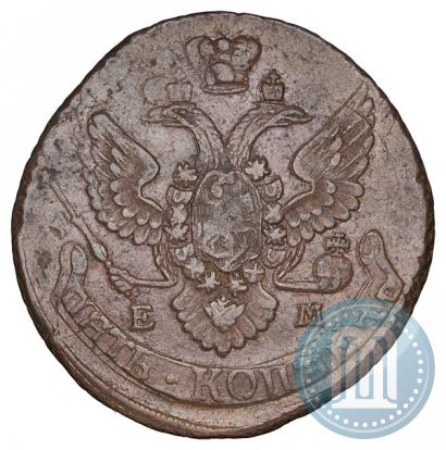 Фото 5 копеек 1796 года ЕМ "Павловский перечекан"