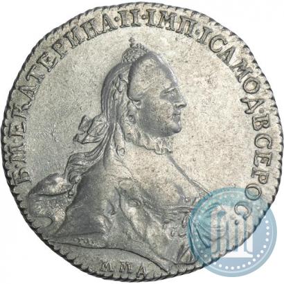 Picture 1 rouble 1764 year ММД-EI 