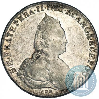 Фото 1 рубль 1786 года СПБ-ЯА 