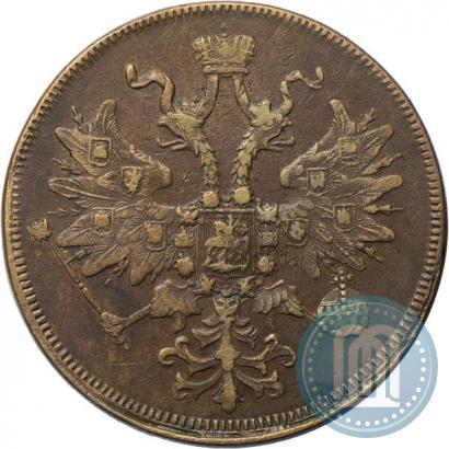 Фото 5 копеек 1862 года ЕМ 