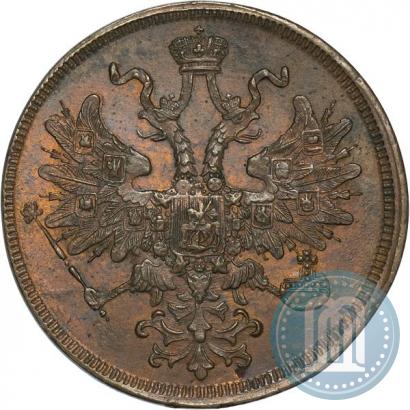 Picture 5 kopecks 1866 year ЕМ 