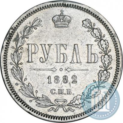 Picture 1 rouble 1882 year СПБ-НФ 