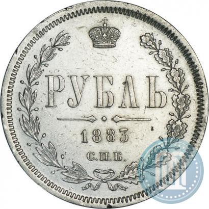 Picture 1 rouble 1883 year СПБ-ДС 