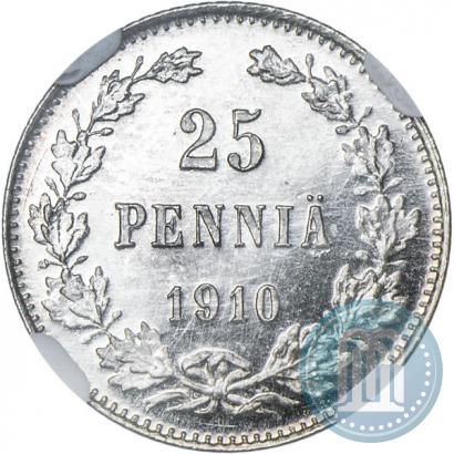 Picture 25 pennia 1910 year L 