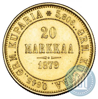 Picture 20 markkaa 1879 year S 