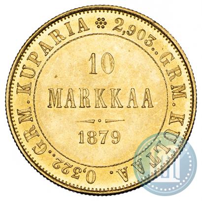 Picture 10 markkaa 1879 year S 