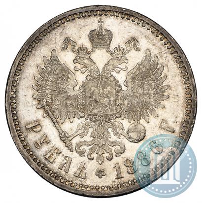 Фото 1 рубль 1886 года (АГ) 
