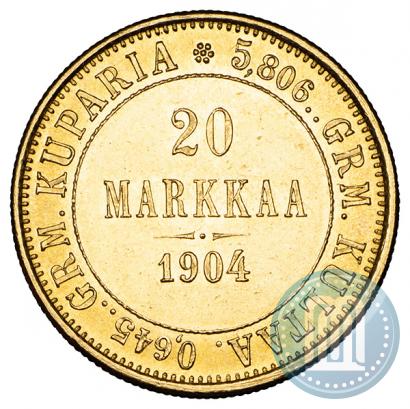 Picture 20 markkaa 1904 year L 