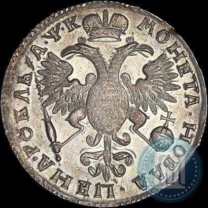 Фото 1 рубль 1720 года  "Портрет в латах"