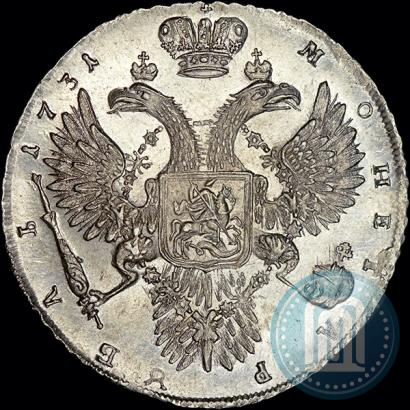 Picture 1 rouble 1731 year  