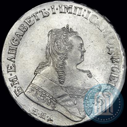 Picture 1 rouble 1751 year ММД 