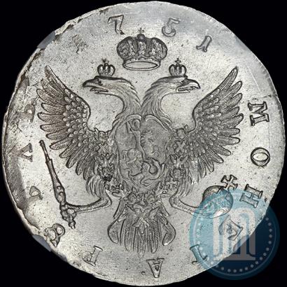 Picture 1 rouble 1751 year ММД 