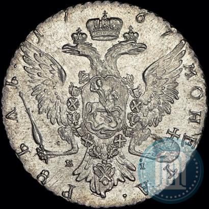 Picture 1 rouble 1767 year СПБ-EI-Т.I. 
