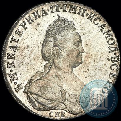 Picture Poltina 1791 year СПБ-ЯА 