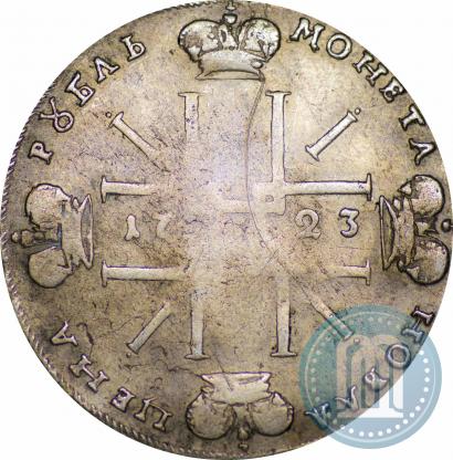 Фото 1 рубль 1723 года OK "Портрет в горностаевой мантии"