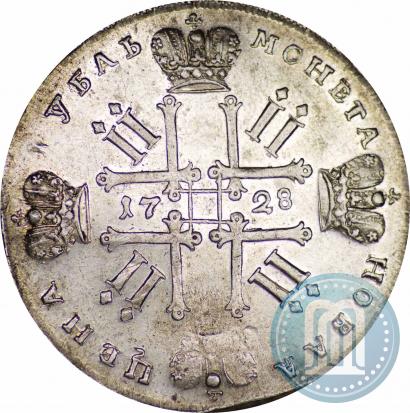 Picture 1 rouble 1728 year  "Type of 1728"