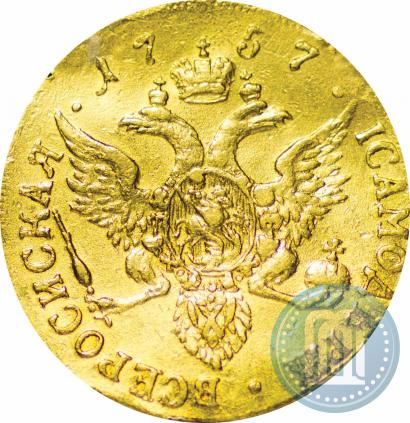 Picture 1 ducat 1757 year СПБ-Ю 