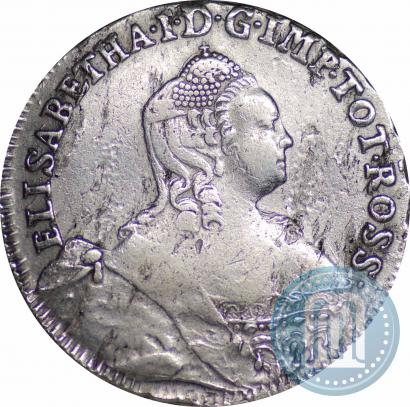 Picture 24 kopecks 1757 year  "For Livonia"