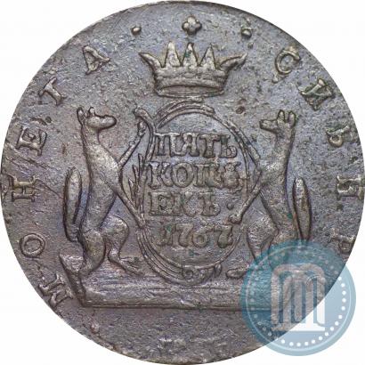 Picture 5 kopecks 1767 year КМ 