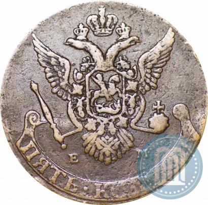 Picture 5 kopecks 1787 year ЕМ 