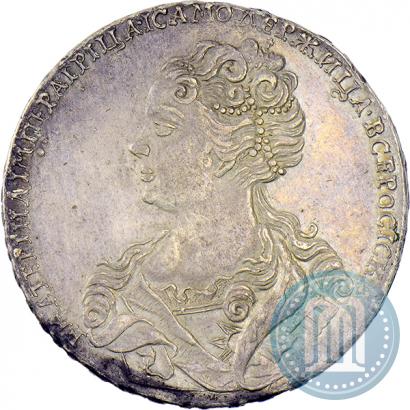 Picture 1 rouble 1726 year  "Moscow type, portrait turned to the left"