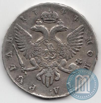 Picture 1 rouble 1744 year СПБ 