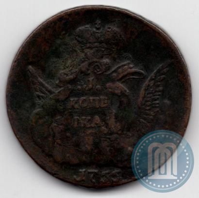 Picture 1 kopeck 1755 year ММД 