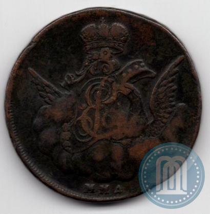 Picture 1 kopeck 1755 year ММД 